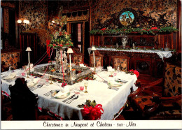 Rhode Island Newport Chateau-sur-Mer Dining Room Set For A "Victorian Christmas At Home" - Newport