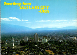 Utah Salt Lake City Greetings With View Looking South - Salt Lake City