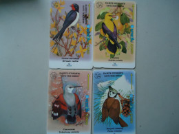 BULGARIA USED RARE SET 4   BIRD BIRDS   2 SCAN - Andere & Zonder Classificatie