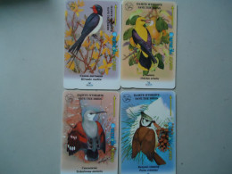 BULGARIA USED RARE SET 4   BIRD BIRDS   2 SCAN - Other & Unclassified
