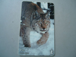 BULGARIA USED CARDS  ANIMALS - Giungla