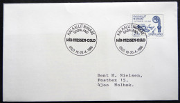 Greenland 1986 SPECIAL POSTMARKS. VÅR-MESSEN OSLO 19-20-4 1986  ( Lot 808) - Covers & Documents