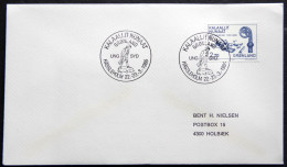 Greenland 1986 SPECIAL POSTMARKS.  UNG SYD HÅSSLEHOLM 22-23-3 -1986  ( Lot 861) - Briefe U. Dokumente