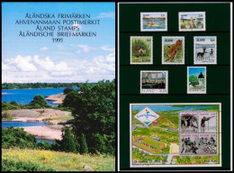 Aland Åland Finland 1991 Year Set Mint - Années Complètes