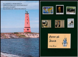 Aland Åland Finland 1992 Year Set Mint - Annate Complete