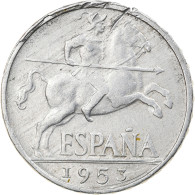 Monnaie, Espagne, 10 Centimos, 1953, SUP, Aluminium, KM:766 - 10 Céntimos