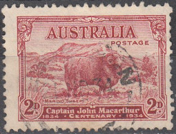AUSTRALIA   SCOTT NO 147  USED   YEAR  1934 - Used Stamps