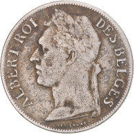 Monnaie, Congo Belge, Albert I, Franc, 1922, TB+, Cupro-nickel, KM:20 - 1910-1934: Alberto I