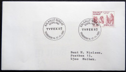 Greenland 1985 SPECIAL POSTMARKS.  TYFEX 85. TRONDHEIM 14-17-11 ( Lot 907) - Brieven En Documenten