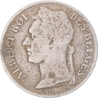 Monnaie, Congo Belge, Albert I, Franc, 1923, TB+, Cupro-nickel, KM:20 - 1910-1934: Alberto I