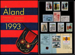 Aland Åland Finland 1993 Year Set Mint - Ganze Jahrgänge