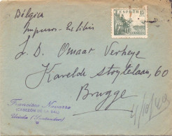 Enveloppe Omslag - Ucieda Naar Brugge - 1949 - Autres & Non Classés