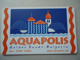 BULGARIA USED CARDS  AQUAROPOLIS - Paysages
