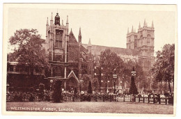 London - Westminster Abbey - Right Side Of The Card Is Cut Askew. - Westminster Abbey