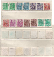 DDR 1957-1959 Fünfjahresplan Siehe Bild 14 Marken/Varianten WZ3, Gestempelt GDR Used - Gebraucht