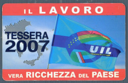 °°° Tessera - Uilm - Frosinone °°° - Membership Cards