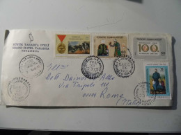 Busta Viaggiata Per L'Italia "GRAND HOTEL TARABYA ISTANBUL" 1968 - Cartas & Documentos