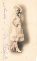 Lina CLAIRFEUILLE * Carte Photo Autographe Dédicace * Artiste * Spectacle Cinéma Théâtre Opéra Photographe Peigné Tours - Artiesten