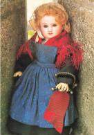 Poupée Ancienne Marque Modèle ? * CP * Doll Dolls Jeu Jeux Jouet Jouets * En Costume De Josselin ( Morbihan ) * Coiffe - Jeux Et Jouets