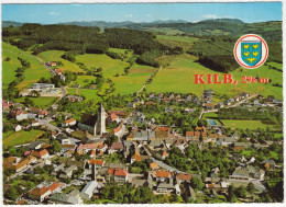 Sommererholungsort Kilb, 296 M Mit Schloß Grünbichl - (NÖ, Österreich/Austria)  - Alpine Luftbild - Melk