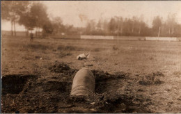 ! Alte Fotokarte, Photo, 1. Weltkrieg, Blindgänger Vor Reims, 1916 - Guerre 1914-18