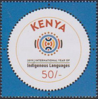 KENYA, 2019, MNH, LANGUAGES, INTERNATIONAL YEAR OF INDIGENOUS LANGUAGES,1v - Other & Unclassified