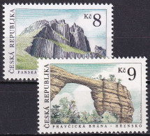 TSCHECHISCHE REPUBLIK 1995 Mi-Nr. 78/79 ** MNH - Nuovi