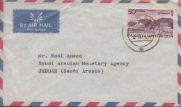 1963. PAKISTAN. 50 P MAINAMATI On Cover BY AIR MAIL To Jeddah (Saudi Arabia).  (Michel 197) - JF439794 - Pakistan