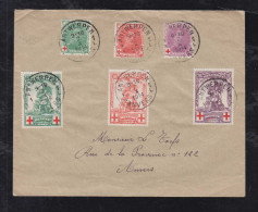 Belgium 1914 Cover Red Cross Stamps Antwerpen - 1914-1915 Croix-Rouge