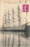 St Nazaire * Le Bateau Voilier Cinq Mâts FRANCE Amarré Quai Demange * France Goëlette 5 Mâts - Saint Nazaire