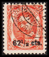 1912-1915. LUXEMBOURG. Großherzogin Wilhelm IV 62½ Cts. On 2½ Fr.  (Michel 90) - JF532632 - 1907-24 Ecusson