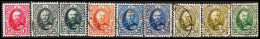 1891-1893. LUXEMBOURG. Großherzog Adolf Selection With 9 Stamps.  (Michel 62+) - JF532633 - 1891 Adolphe Frontansicht