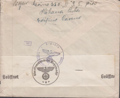 1940. CUBA. 5 C General Calixto Garcia On Censored  Cover To Denmark Where It Was Readressed ... (Michel 163) - JF438145 - Lettres & Documents