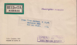 1948. CUBA. Interesting Cover Cancelled FRANQUEO PAGADO + IMPRESOS DIFERIDOS 8Tarifa Reducida INTERIOR. Se... - JF438167 - Covers & Documents