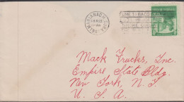 1948. CUBA. Fine Cover To USA With 1 C Cuban Cigars Cancelled MARIANAOH CUBA ABR 13 1948 SMOK... (Michel 158) - JF438174 - Lettres & Documents