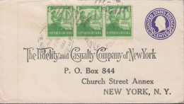 1940. CUBA. Fine US 3 CENTS Envelope To The Fidelity And Casualty Company Of New York. USA Wi... (Michel 158) - JF438247 - Lettres & Documents