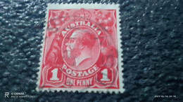 AVUSTRALYA-1913-36-              1P          KING GEORGE V.    .             USED - Used Stamps