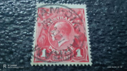 AVUSTRALYA-1913-36-              1P          KING GEORGE V.    .             USED - Used Stamps