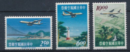 China Taiwan 1963 Airmail Stamps 3v MNH - Airmail