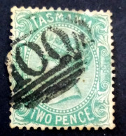 TASMANIA 1878 , QUEEN VICTORIA , GIBBONS -180 . WMK 16 - Used Stamps