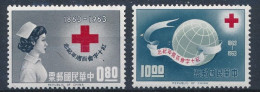 China Taiwan 1963 Red Cross Centenary Stamps 2v MNH - Neufs