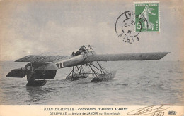 Deauville      14  Paris  Deauville. Concours D'avions Marins (Hydravion).Arrivée De Janoir Sur Deperdussin  (voir Scan) - Deauville