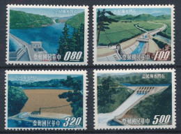 China Taiwan 1964 Shihmen Reservoir Stamps 4v MNH - Neufs