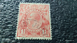 AVUSTRALYA-1913-36-              1.50P          KING GEORGE V.    .             USED - Used Stamps