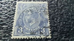 AVUSTRALYA-1913-36-              3P          KING GEORGE V.    .             USED - Used Stamps