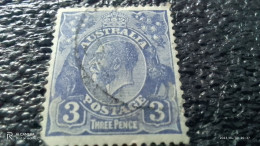 AVUSTRALYA-1913-36-              3P          KING GEORGE V.    .             USED - Used Stamps