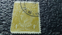 AVUSTRALYA-1913-36-              4P          KING GEORGE V.    .             USED - Used Stamps