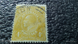 AVUSTRALYA-1913-36-              4P          KING GEORGE V.    .             USED - Used Stamps