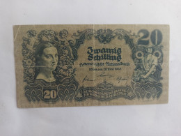 Autriche 20 Schilling 1945  10€ - Autriche