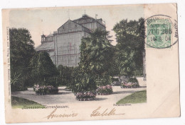 CPA 1904 .Hannover, Herrenhausen, Palmenhaus , Pour Paris France - Hannover